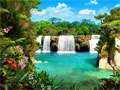 Living 3D Waterfalls