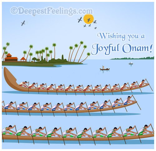 Joyful Onam Greeting card