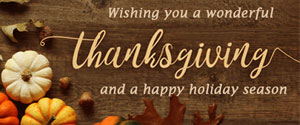 Wonderful card with Thanksgiving wishes for Whatsapp
