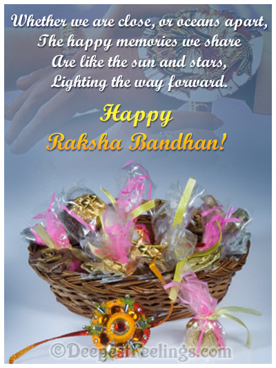 A bucket of wishes for Raksha Bandhan