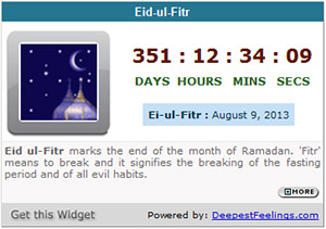Click here to get the Eid-ul-fitr Widget