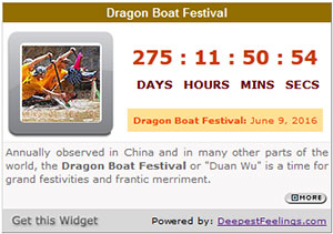 Click here to get the Dragon Boat Festival Widget