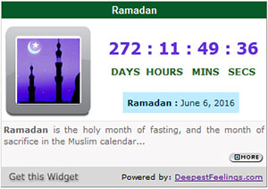 Click here to get the Ramadan Widget