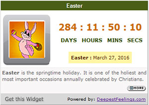 Click here to get the Easter Widget