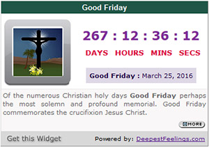 Click here to get the Good Friday Widget