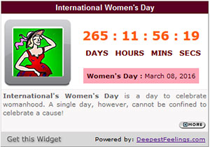 Click here to get the Women's Day Widget