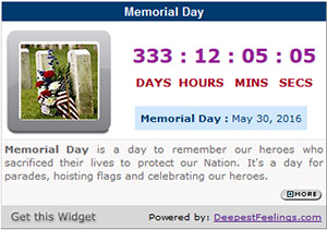 Click here to get the Memorial Day Widget