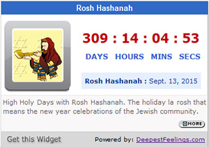 Click here to get the Rosh Hashanah Widget