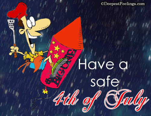 Have a safe 4th of july cards