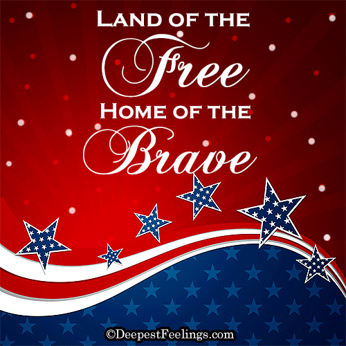 land of free home of brave card