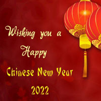 Happy Chinese New Year 2022 video greeting card