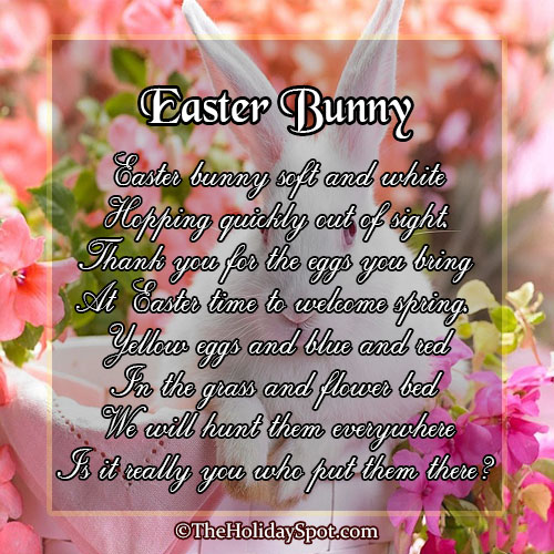 Easter Bunny Poem