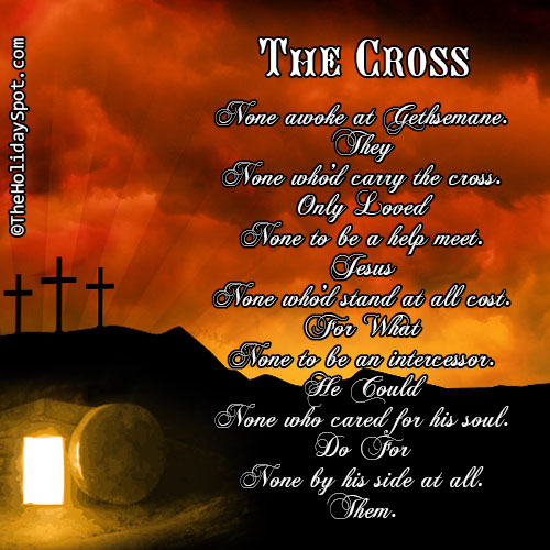 Easter poem The Cross