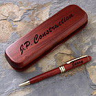 Rosewood Personalized Pen & Case Set