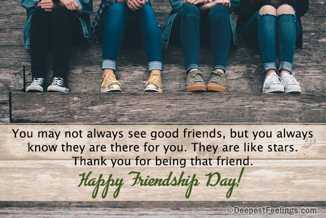 Friendship card for WhatsApp and Facebook with a background of legs of true friends