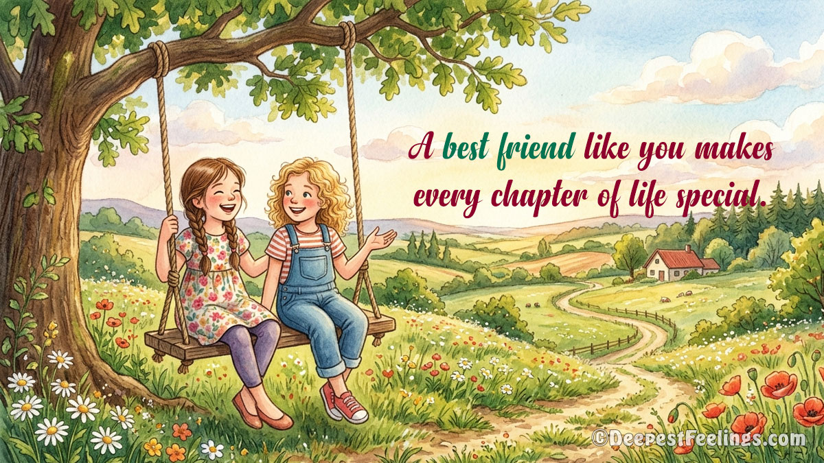 Best friend forever Friendship Day greeting card