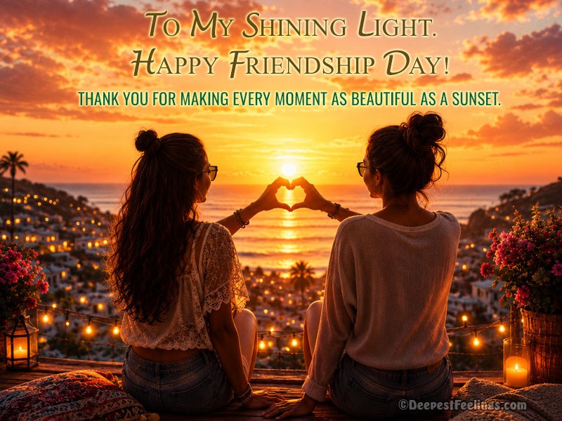 Funny Friendship Day greeting card