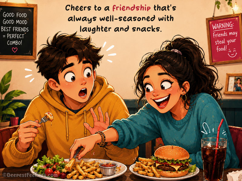 Heart touching Friendship Day greeting card