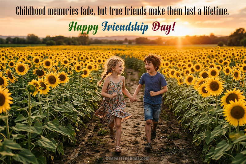 Happy Friendship Day wishes greeting card
