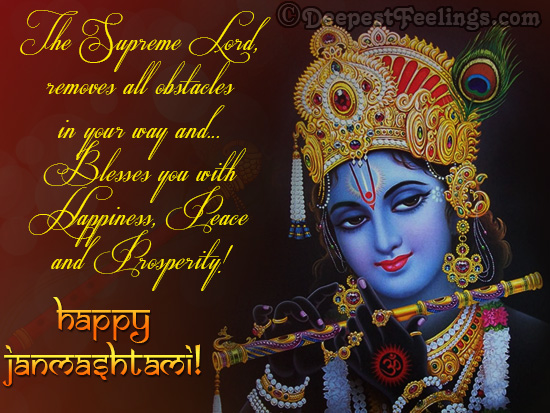 Happy Janmashtami card