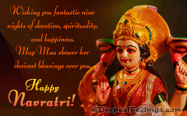 May Maa shower her choicest blessings over you