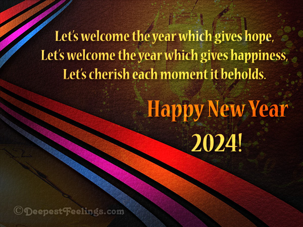 Greeting Card for New Year 2022