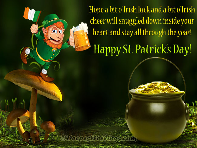 St. Patrick's Day Greetings and Wishing Cards 2023