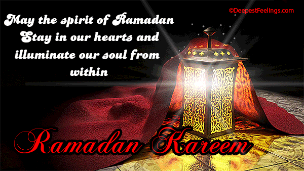 May the spirit of Ramadan...