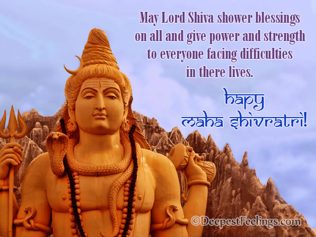 Happy Maha Shivratri Greeting Card