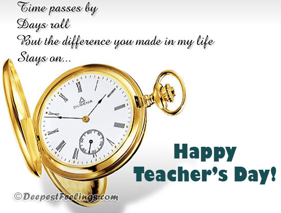 Card for WhatsApp and Facebook with the background of Teacher's Day