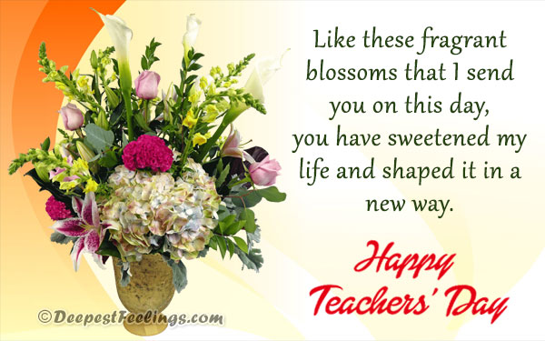 Beautiful Teacher's Day greeting card for all social medias
