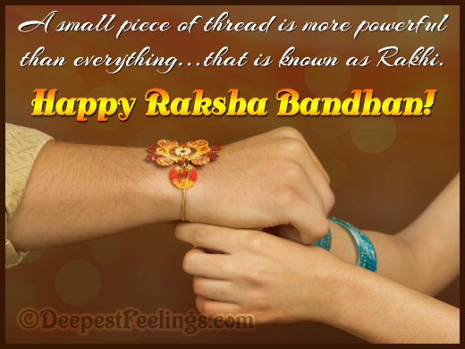 Rakhi - a small piece of powerful thread