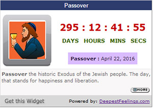 Click here to get the Passover Widget