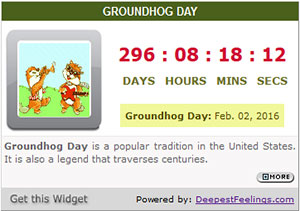 Click here to get the Groundhog Day Widget