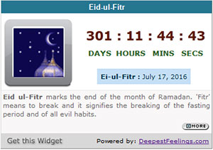 Click here to get the Eid-ul-fitr Widget