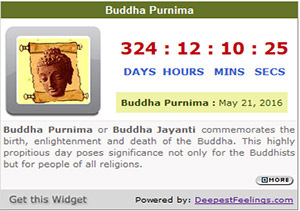 Click here to get the Buddha Purnima Widget
