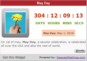 Click here to get the May Day Widget