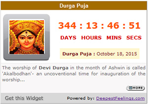 Click here to get the Durga Puja Widget
