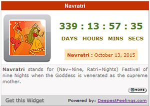 Click here to get the Navratri Widget